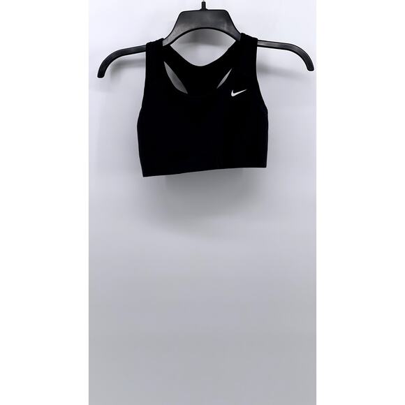 Nike Other - NIKE Women's Black Swoosh Racerback Sports Bra SZ S